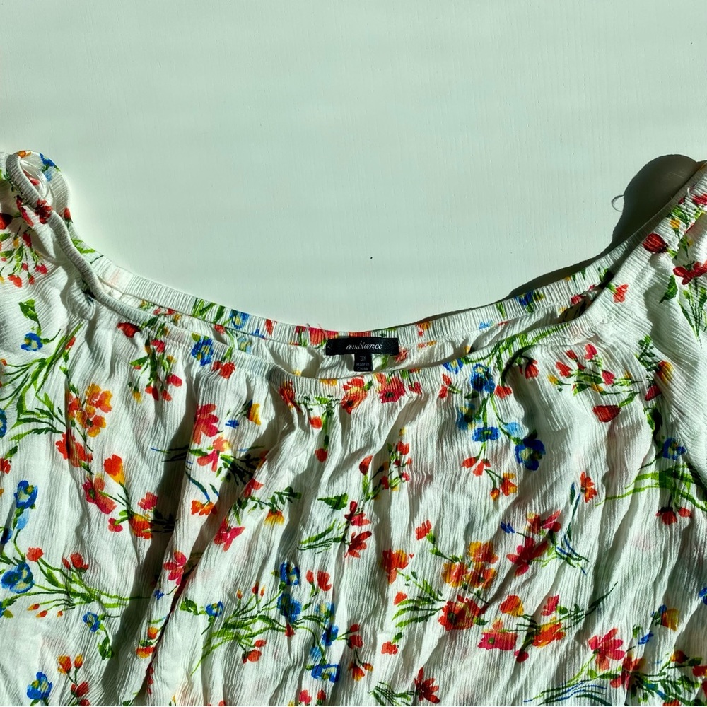Ambiance Floral Off-Shoulder Blouse - Multicolor - Picture 6 of 6